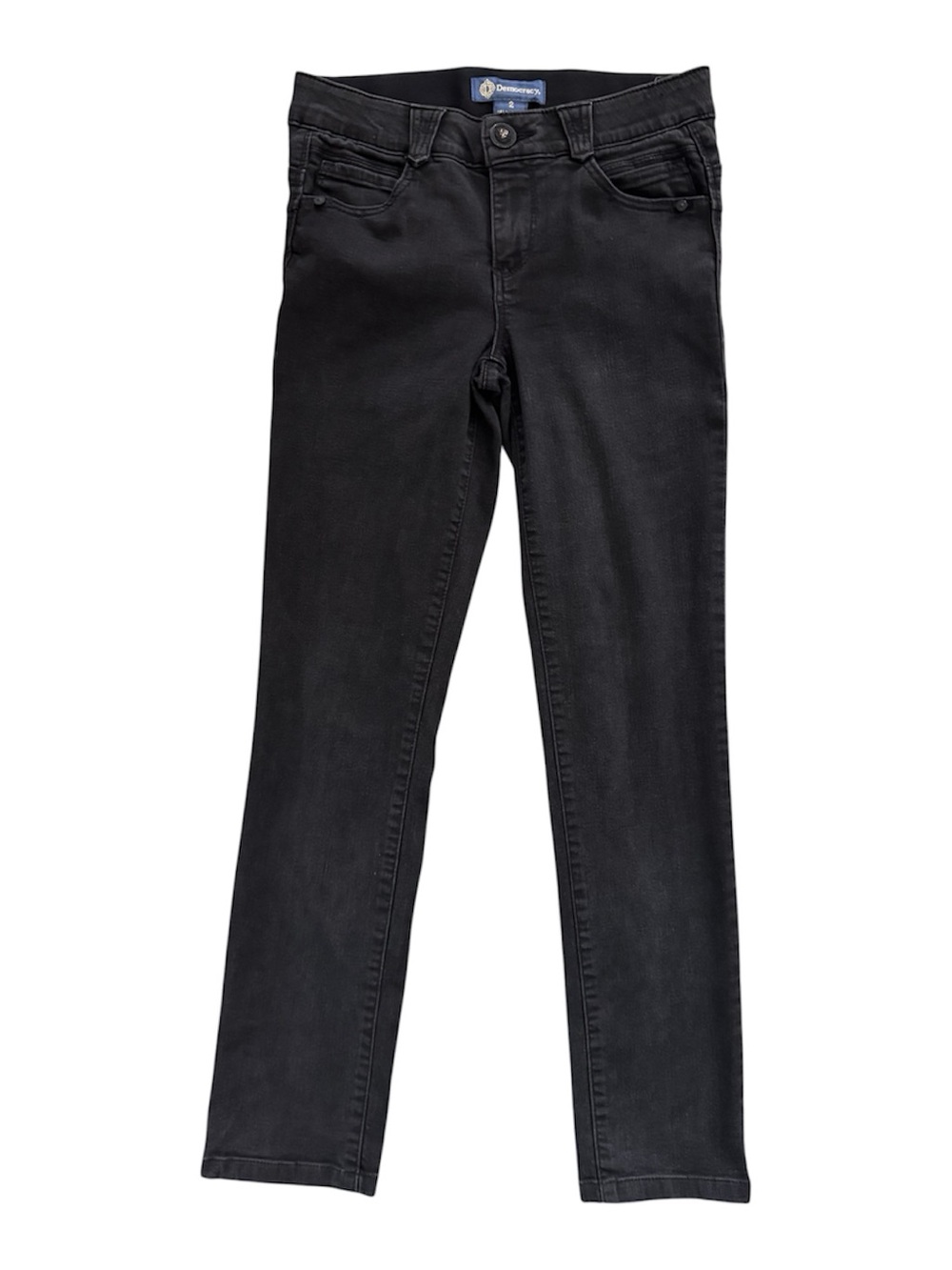 Democracy Absolution Black Stretch Jeans Size 2 Slimming Bootcut Denim - Picture 2 of 8